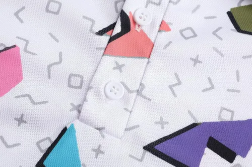 Vista 46 de Camisas de golf para hombre, Dry Fit, camisa de golf de manga corta, divertidas camisas polo de golf