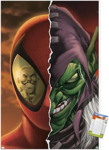 Vista 11 de Trends International Marvel Comics-Green Goblin-Spider-Man: House of M #4 Póster de pared, 14.725 x 22.375 pulgadas, versión enmarcada de madera