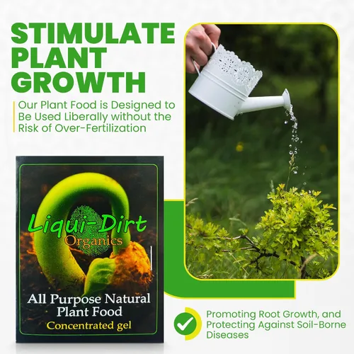 Vista 6 de Fertilizante de Alimento Natural Orgánico para Plantas de Interior, Aroides Raros, Flores, Jardines, Verduras, Hierbas - NPK Multiusos con 18