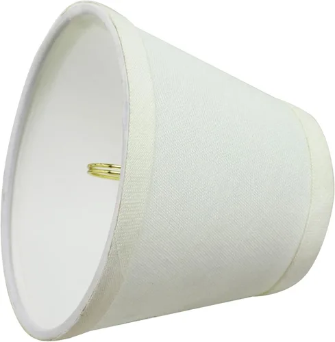 Vista 4 de Aspen Creative 32060-5A - Juego de lámparas de araña con clip con forma de imperio pequeño (paquete de 5), diseño de transición en blanco, 5