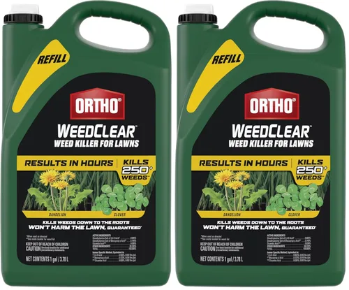 Vista 12 de Ortho WeedClear herbicida para césped con Comfort Wand, mata más de 250 malas hierbas incluyendo diente de león y trébol, 1 galón.