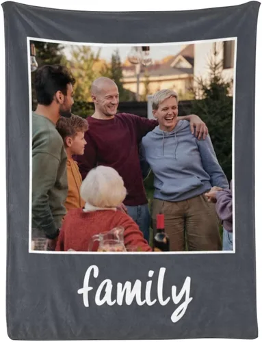 Vista 25 de Manta personalizada con fotos, mantas personalizadas con imagen para madre, padre, niños, hermana, amigos, parejas, cumpleaños, 1 foto, 30 x 40