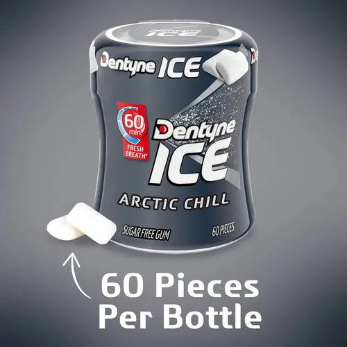 Vista 17 de Dentyne Ice Sugar Free Gum (Arctic Chill 60 Piece Pack of 4)