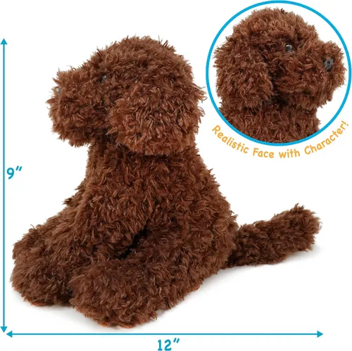 Vista 2 de TigerHart Laurel La Labradoodle - Peluche de 12 pulgadas / 30.48 cm de felpa
