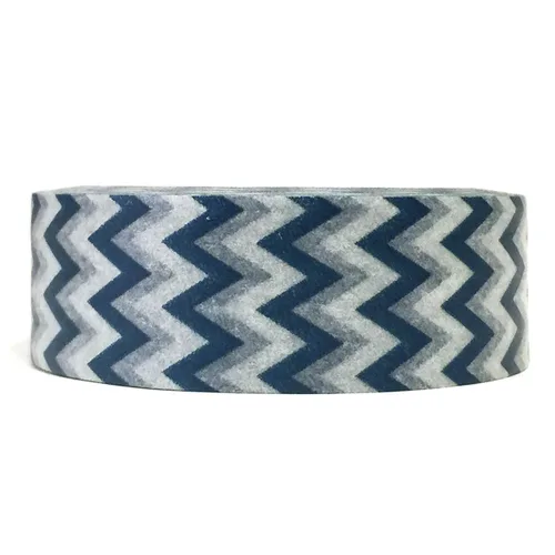 Vista 10 de Wrapables Cinta adhesiva Washi de patrones coloridos, cinta aguamarina