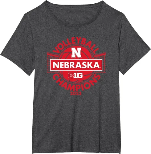 Vista 7 de Nebraska Cornhuskers Big Ten Champs 2023 Women's Volleyball T-Shirt