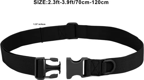 Vista 2 de ArcEnCiel Airsoft Belt Tactical Militar Batalla Combate Utilidad Paintball Carrier