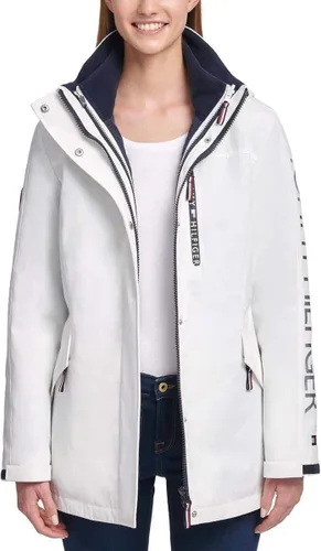 Vista 2 de Tommy Hilfiger abrigo básico para mujer invierno frío