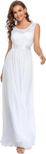 Vista 4 de Ever-Pretty Vestidos de dama de honor con cintura imperio fruncido para mujer 0646