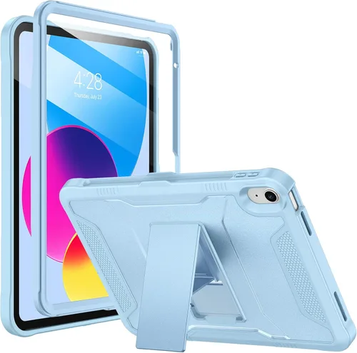 Vista 23 de Funda Soke para iPad (A16) de 11ª generación de 11 pulgadas 2025, iPad de 10ª generación de 10.9 pulgadas 2022, con protector de pantalla