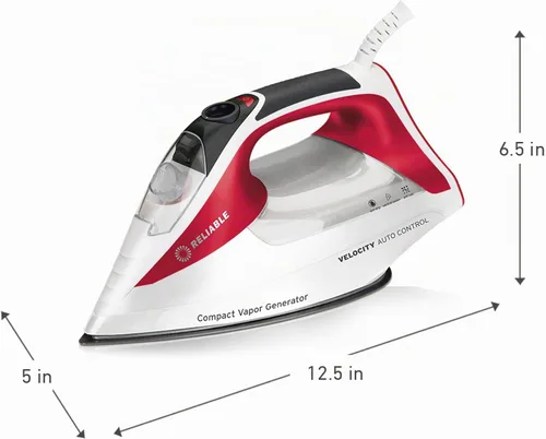 Vista 7 de Plancha de Vapor Reliable Velocity 270IR - Generador de Vapor Compacto con Control Automático con Tecnología de Sensor, Tecnología Patentada