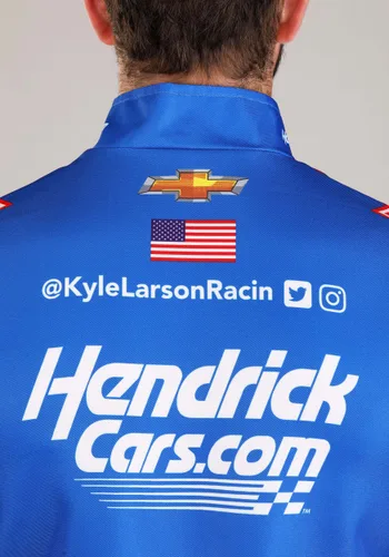 Vista 5 de Disfraz Adulto Kyle Larson HendrickCars Uniforme NASCAR Multicolor