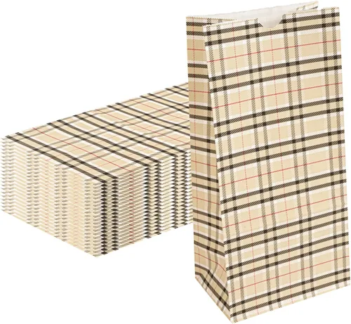 Vista 20 de Restaurantware Bag Tek - Bolsas de papel de 2 libras, 100 bolsas de almuerzo desechables, pequeñas para almuerzos, sándwiches y aperitivos, bolsas