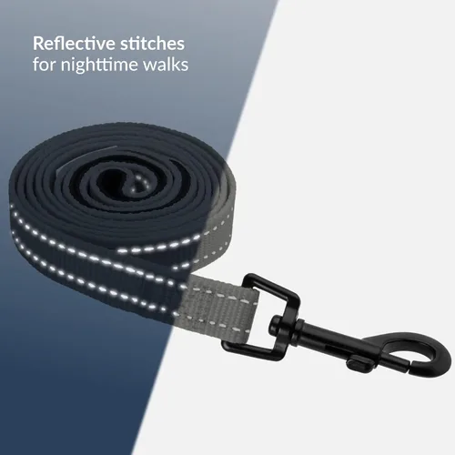 Vista 2 de CollarDirect Correa para perro duradera para mascotas, para caminar, entrenar y correr para pequeña, mediana y grande