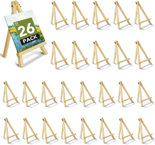 Vista 9 de Conda Caballete de mesa de aluminio, soporte de exhibición de trípode portátil, altura ajustable de 15 a 21 pulgadas con alas de brazo de extensión
