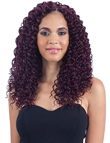 Vista 11 de 2x trenzas sintéticas rizadas FreeTress, cabello en tirabuzones, Paquete de 1