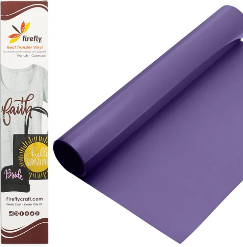 Vista 135 de Firefly Craft - Lámina de vinilo 3D de transferencia de calor, vinilo HTV grueso de 3 dimensiones, para planchar para usar con Cricut y Silhouette