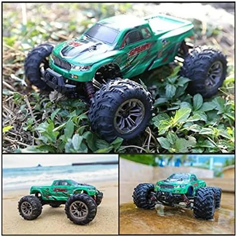 Vista 8 de FMT - Camiones RC de alta velocidad a escala 1:16 de 36 kmh para adultos – 4WD eléctrico todoterreno a prueba de agua, vehículos de control