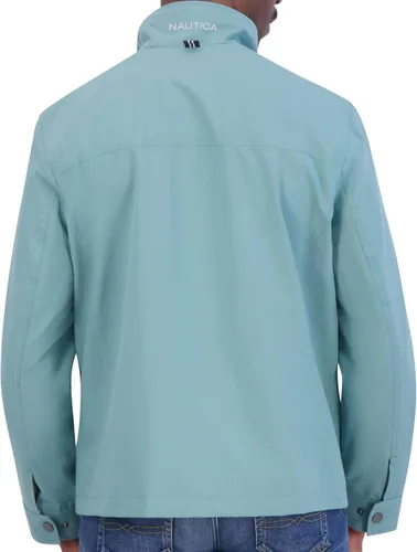 Vista 3 de Nautica - Chaqueta bomber de golf para hombre, ligera, con cremallera completa, cortavientos, atlética, para exterior Ártico Ártico