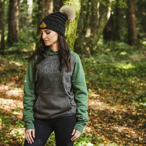Vista 4 de Guinness Official Merchandise Guinness Signature - Sudadera con capucha de mezcla de algodón y poliéster, cómoda sudadera con capucha