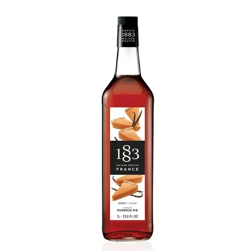 Vista 30 de 1883 Jarabe de Amaretto para bebidas, fabricado en Francia, botella de plástico de 1 litro