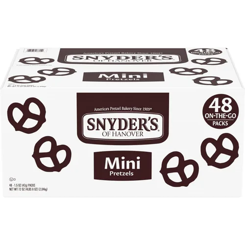 Vista 10 de Snyder's of Hanover, Trozos de pretzel miel mostaza y cebolla, 1 oz, 20