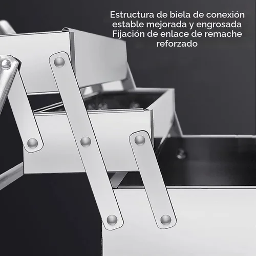 Vista 5 de Caja de herramientas de metal portátil, caja de almacenamiento plegable de acero inoxidable de 3 capas con 5 bandejas, organizador de herramientas