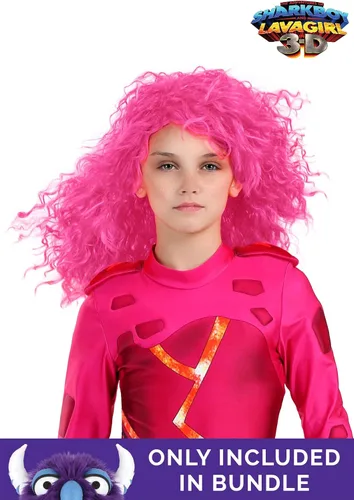 Vista 4 de Disfraz de niña de lava para niños Sharkboy y Lavagirl