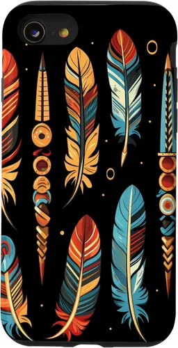Vista 18 de Colorful Feathers - Funda para iPhone 17