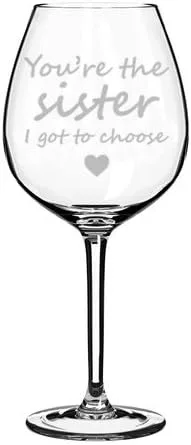 Vista 2 de Copa de vino Best Friend You're The Sister I Got To Choose (10 oz)