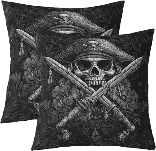 Vista 10 de Guitar Print Double Sides Print Pillow Covers 16"x16",Music Themed Bass Instruments Pillowcase Soft Square Cushion Cases,Rustic Music Score Note