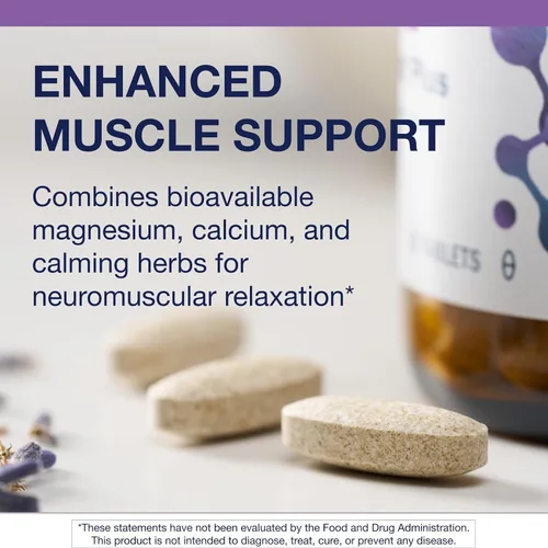 Vista 3 de Metagenics MyoCalm Plus - Relajación muscular y apoyo al estrés con pasiflora, valeriana, bálsamo de limón, magnesio y calcio - Apoya la calidad