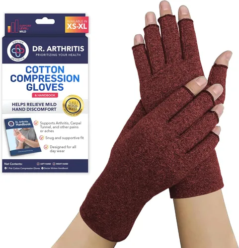 Vista 10 de Doctor Developed Full Fingered Arthritis Compression Gloves Men and Women for Arthritis, Raynauds Disease & Carpal Tunnel