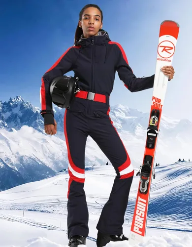 Vista 31 de GSOU SNOW Traje de esquí para mujer, traje de nieve delgado de una pieza, chaqueta de nieve, impermeable, resistente al viento, deportes al aire
