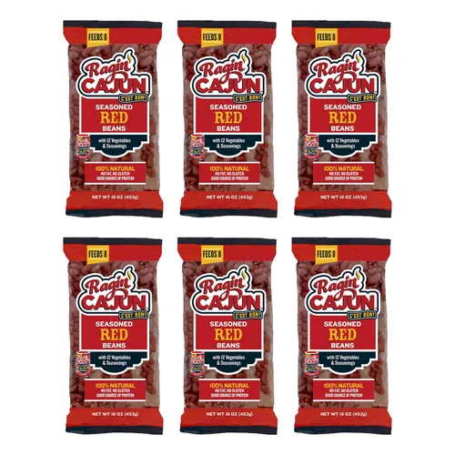 Vista 17 de Frijoles negros sazonados 16 oz Ragin Cajun (paquete de 1)