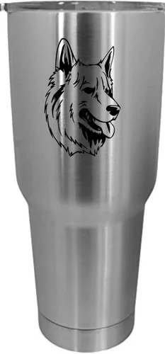 Vista 477 de Cairn Terrier - Vaso grabado con temática de perro, 30 onzas