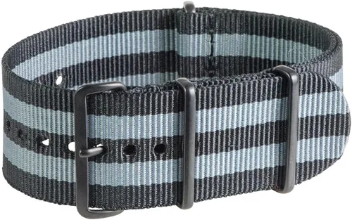Vista 9 de Clockwork Synergy Premium Nylon Ballistic Watch Correas Correas PVD Negro Hardware Bandera estadounidense