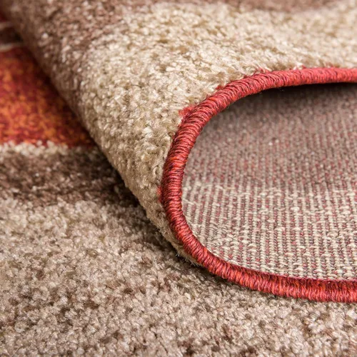 Vista 6 de Unique Loom Colección Otoño Alfombra de Área - Plantation (5' 3" Redonda, Multicolor/Beige)