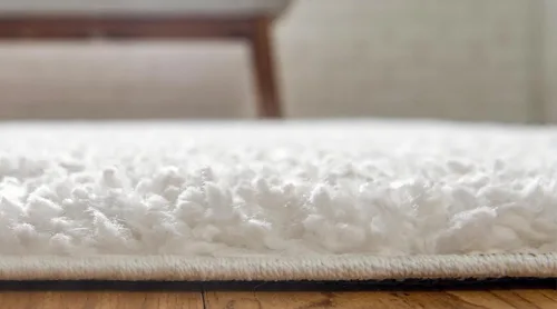 Vista 111 de Unique Loom Colección Davos Shag - Alfombra Lino