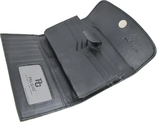 Vista 4 de Cartera de embrague triple de piel de Stingray genuino para mujer