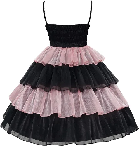Vista 3 de Mingyuezai Womem's Elegant Solid Color Party Dress Puff SleeveSleeveless Halter Dress