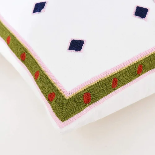 Vista 4 de VOGOL YouYee - Funda de cojín para el hogar, diseño de bordado bohemio