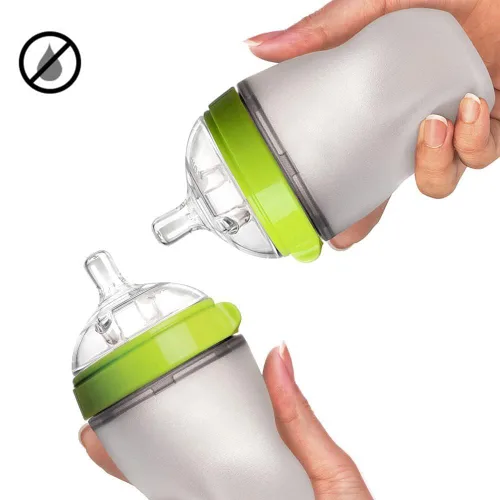 Vista 4 de Anillos de repuesto para botellas Comotomo Gen 1 (no para Gen 2), 4 unidades (rosa)