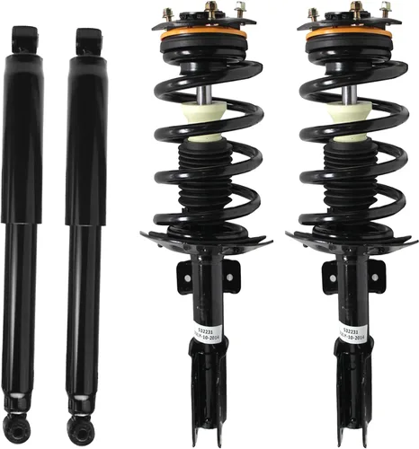 Vista 71 de Detroit Axle - Kit de amortiguadores de 4 puntales para Ford Escape 14-19, 2 puntales delanteros con resorte helicoidal 2 amortiguadores traseros