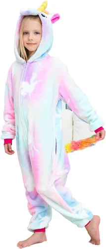 Vista 3 de Disfraz de unicornio para niñas, disfraz de Halloween, Navidad