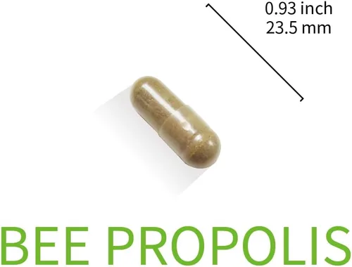 Vista 5 de LOVITA Cápsula de propóleo Alta potencia Concentración 5:1 Extracto de propóleo natural 30 cápsulas vegetarianas (suministro de 1 mes)