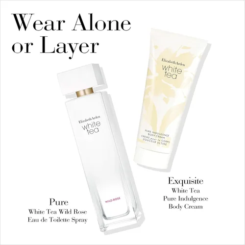 Vista 4 de Elizabeth Arden White Tea Wild Rose Eau De Toilette en aerosol, perfume para mujer, 3.3 onzas líquidas