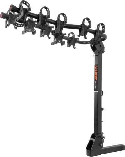 Vista 10 de CURT 18064 Premium - Soporte para enganche de remolque para bicicleta, se adapta al receptor de 2 pulgadas, 4 bicicletas