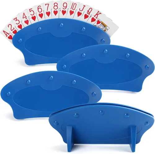 Vista 10 de LotFancy Tarjetero para adultos, niños y personas mayores, paquete de 2, tarjeteros para jugar a las cartas, noches de juego de cartas familiares
