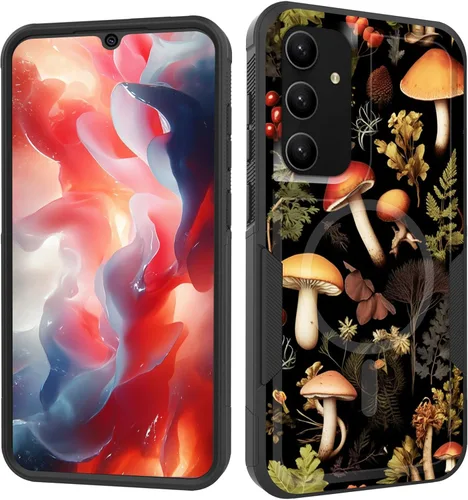 Vista 193 de Funda magnética para Galaxy A16 5G, [compatible con MagSafe] [protección contra caídas de grado militar] Funda resistente a prueba de golpes